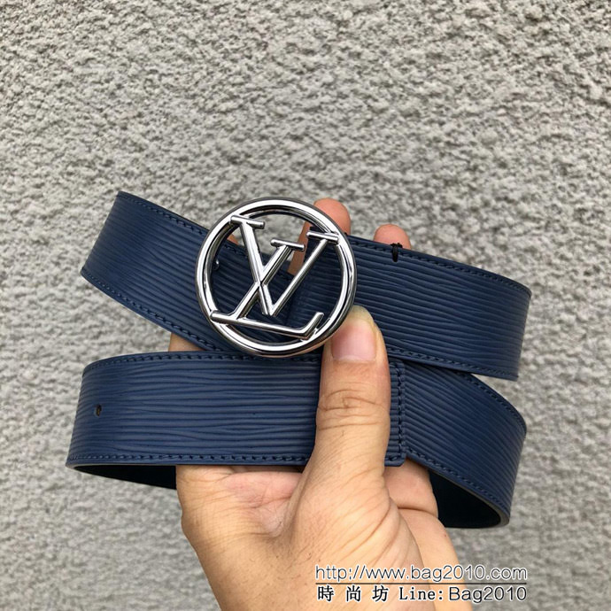 路易威登LV  M9932Q LVCIRCLE腰帶 飾有圓形LV logo 風格陽剛 時尚百搭款男士皮帶  xfp1369